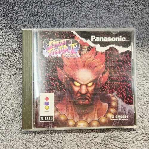 Super Street Fighter II Turbo (Panasonic 3DO) In Long Box Complete CIB Works