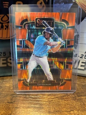 2024 PANINI PRIZM BASEBALL XAVIER ISAAC ORANGE PRIZM #4