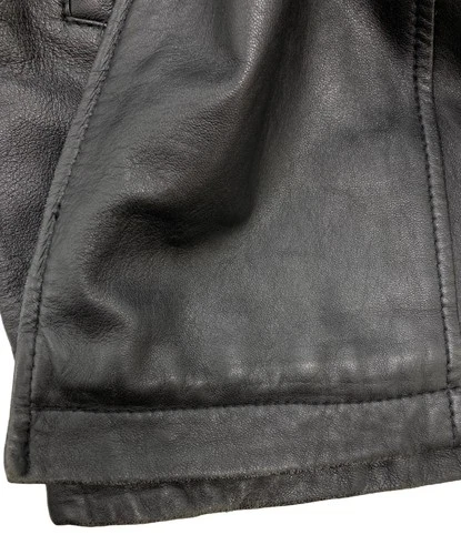JAC LEATHER Ram Leather Jacket Men's Size LL Black image 10