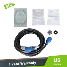For Outdoor Use 30 Amp Generator Cord 25FT Generator Inlet L14-30P to L14-30R