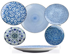 Set 4 Side Plates 21cm Dining Dinner Salad Plate Japanese Crockery dinnerware