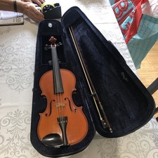 Violin And Bow 4/4 Andreas Zeller For Stentor DAMAGED (Missing String)