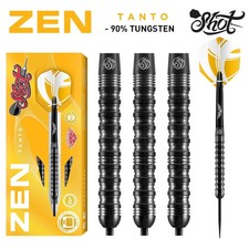 Shot ZEN TANTO STEEL TIP DART SET - 90 TUNGSTEN -23gm- FREE SHIPPING