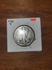 1936 D Liberty Walking Half Dollar Circulated Silver 50c Coin