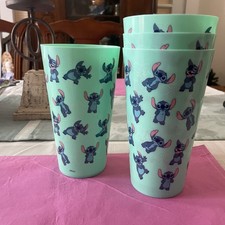 Set Of 4 32oz stitch cups new