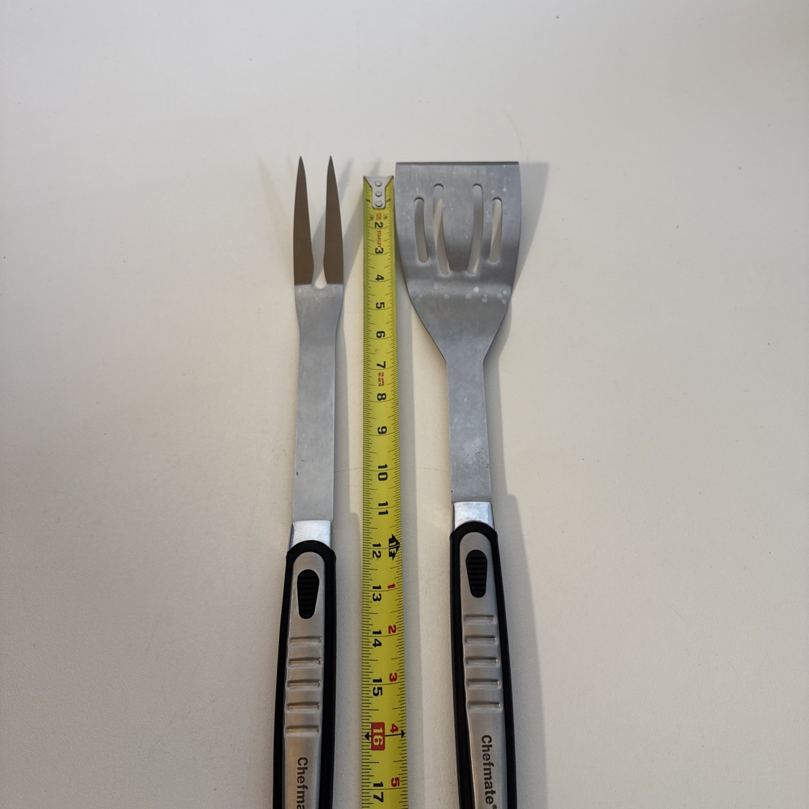 2 Piece Chefmate Grilling Set ~ Spatula and Fork