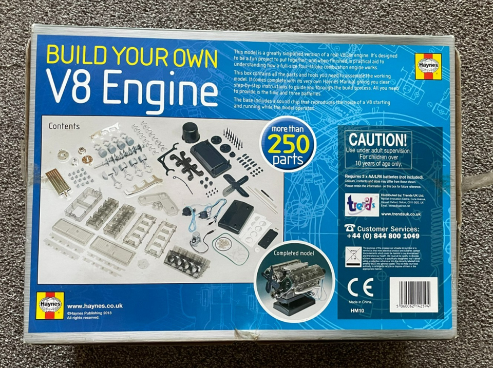 Haynes Build Your Own V8 Engine Model Kit | eBay UK