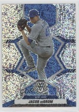 2022 Panini Mosaic White Sparkle Mosaic Prizm Jacob deGrom #50 11oq