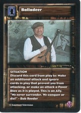 Highlander CCG - Four Horseman -  Balladeer Rare Card