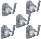 5 Silver Surround sound speaker brackets wall mount for Panasonic - 5 Silver