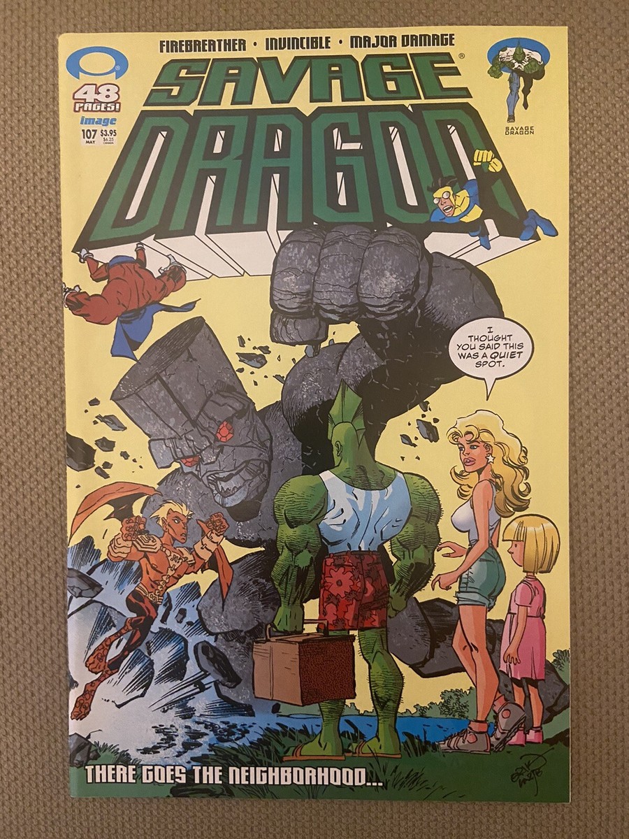 SAVAGE DRAGON #107 INVINCIBLE CROSSOVER 1ST PRINT Image Comics