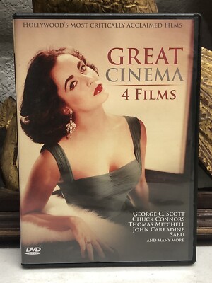 Great Cinema 4 Films ( DVD) Jane Eye - Jungle Book - Legend Of The Sea - Ad Huc
