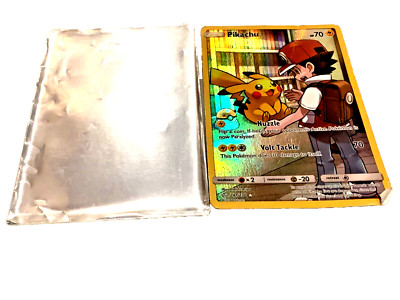 Pokémon card: Pikachu Secret card, sun & moon, cosmic eclipse set