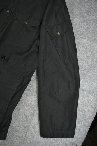 Cole Haan Jacket Mens Large Military Style Rain Utility Parka Hooded Draw cord - Picture 14 of 22