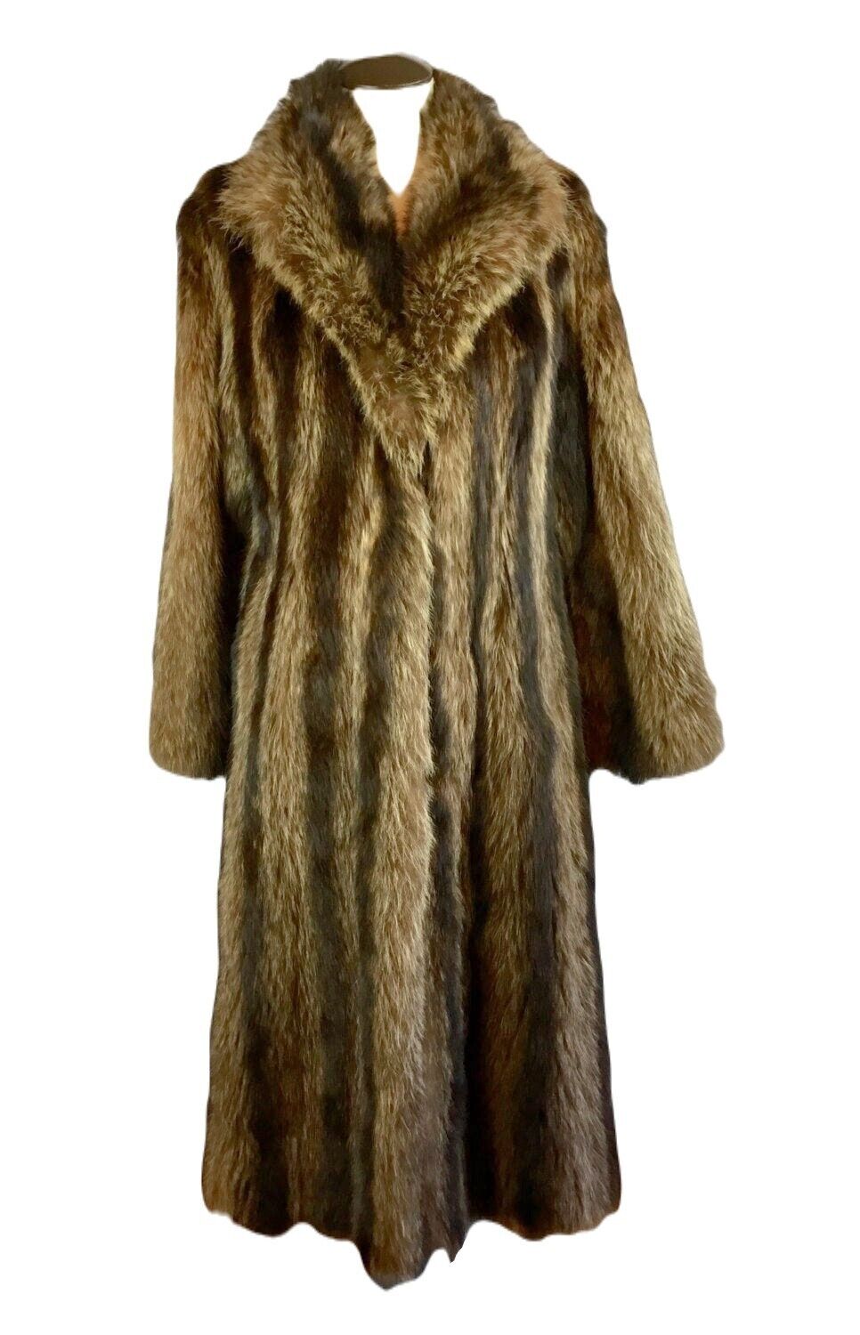 Emilio Gucci Vintage 1970s Genuine Fur Coat Long … - image 1