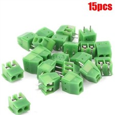 15Pcs KF350-2P 3.5MM Pitch 2 Pin Straight Pin Pcb Screw Terminal Blocks New I zs