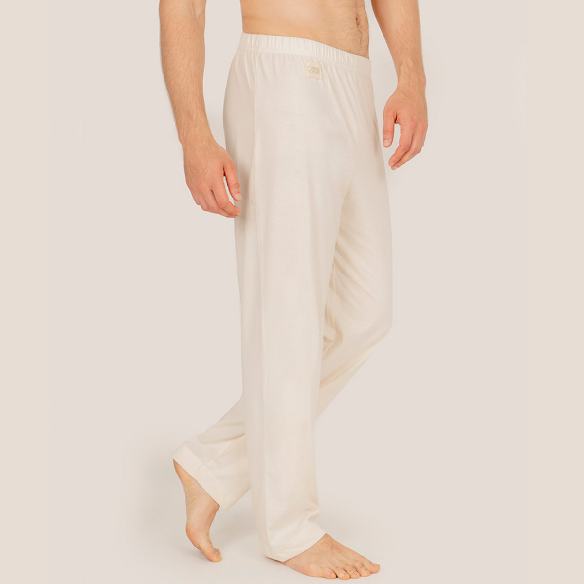 100% Natural Pure Organic Eczema Cotton Undyed Mens Vegan Pyjamas