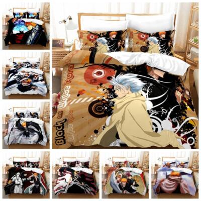 Anime BLEACH Bettwäsche Set Kissenbezug 80x80 Bettbezug 135x200 200x200 220x240