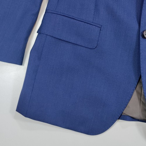 LAZIO VItale Barberis Canonico SUIT SUPPLY Wool Men's 52 Slim Suit Jacket & Vest - Picture 9 of 22