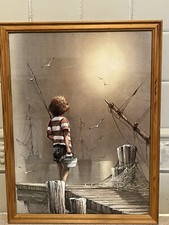 Vintage Andres Orpinas Boy On