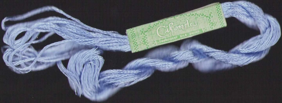 SILK Thread Floss 8.75 yard Skeins Embroidery BLUE #181 Cross Stitch Vintage - Image 2 of 2