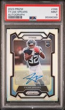 PSA 9 2023 Panini Prizm #396 Tyjae Spears RC Auto
