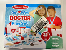 Melissa  Doug Get Well Doctor's Kit Pretend Play Set Minor Damaged Box 