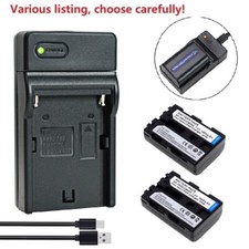 NP-FM50 Battery or Charger For Sony DSR-PDX10 HDR-HC1 HDR-SR1 HDR-UX1 HVR-A1U