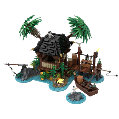 MOC-110117 Pirate s Getaway 1085+ Parts Building Blocks Toys Set Gift