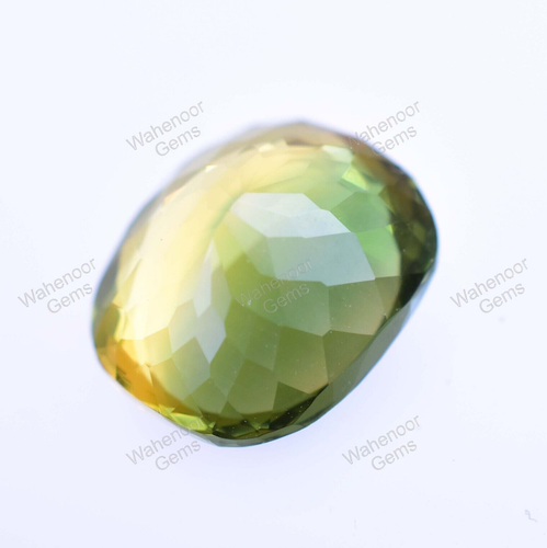 Natural Bi-Color Tourmaline 7.90 Ct Cushion Rare Certified Loose Gemstone - Picture 7 of 7