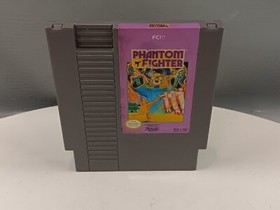 Phantom Fighter (NES, 1990) w/ NES  Dust Cover Included Tested Authentic