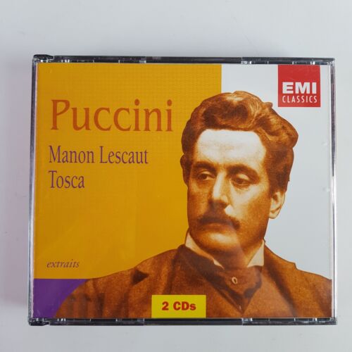 Puccini Manon Lescaut Tosca Renata Scotto Placido Domingo Ambrosian Box Set CD - Picture 1 of 6