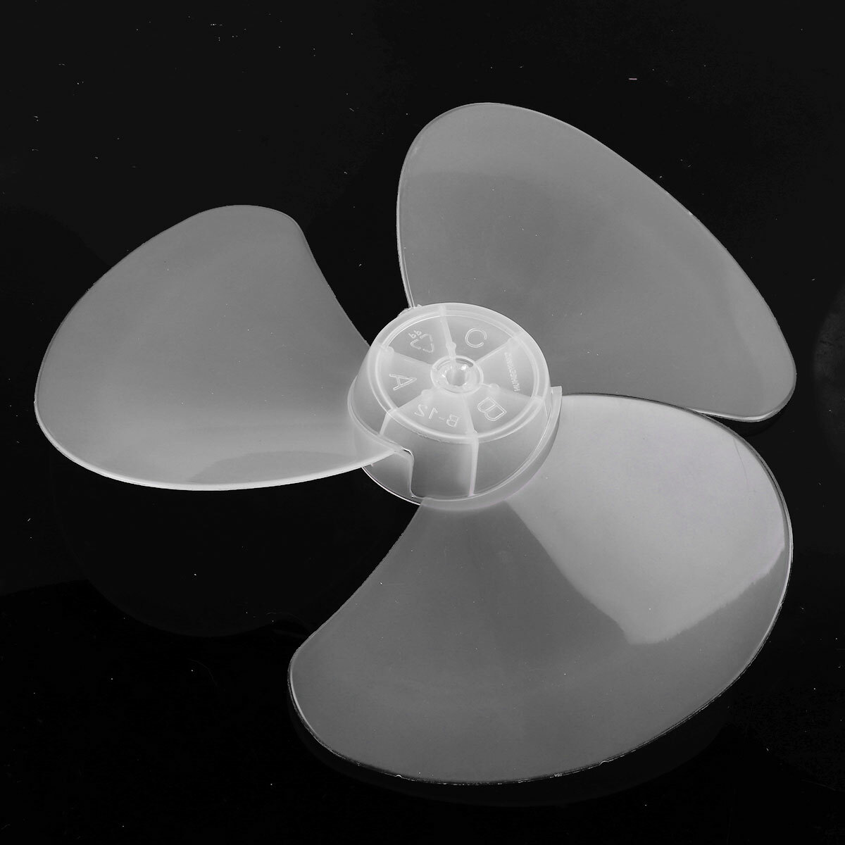 Plastic Replacement Parts Fan Blade Three Leaves for Standing Fan Table