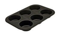 Zenker 6Er-Muffin-Backform Mit Antihaftbeschichtung / Serie Black Metallic / ...
