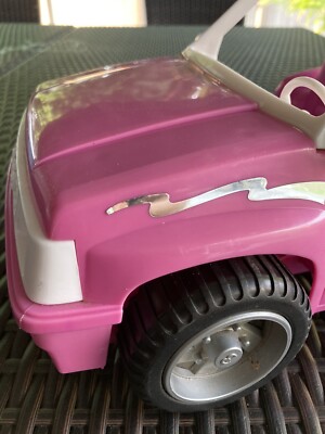 Vintage Barbie Pink Dune Buggy Jeep 4x4 Push Toy 1994 Mattel | eBay