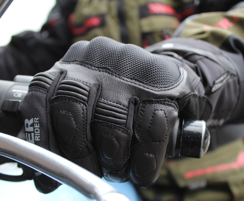 ViPER Motorbike Leather Waterproof CE Approved Axis Motorcycle Touring Gloves - Picture 8 of 18