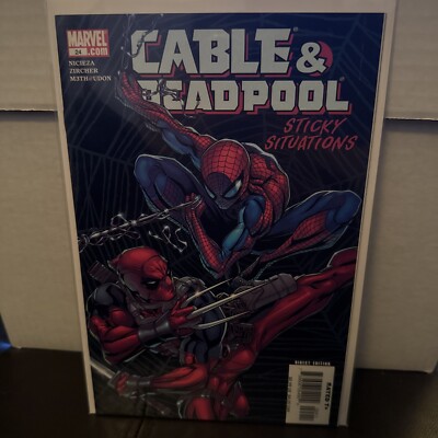 Cable and Deadpool #24  First meeting of DP and Spider-Man.