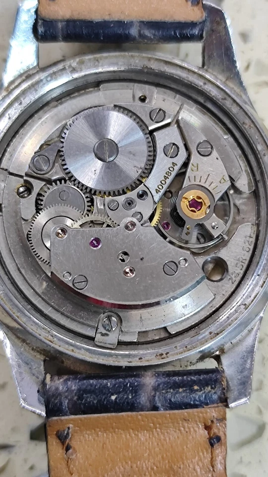 TISSOT CAL 28.5R-621 1955 Ref 6946 6 SWISS Work & Stop para piezas o reparación Foto 3 de 4