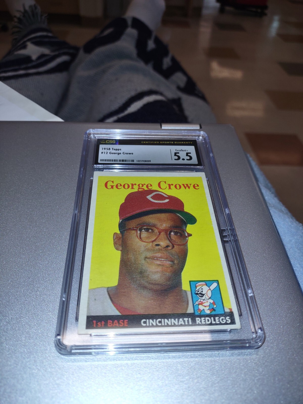 CSG 3 George Crowe 1958 Topps #12 Cincinnati Redlegs Baseball | eBay