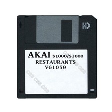 Akai S1000 / S3000 Floppy Disk RESTAURANTS V61059