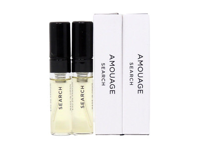 AMOUAGE SEARCH EDP 2.0ml .06fl oz x 2 COLOGNE PERFUME SPRAY SAMPLE VIALS