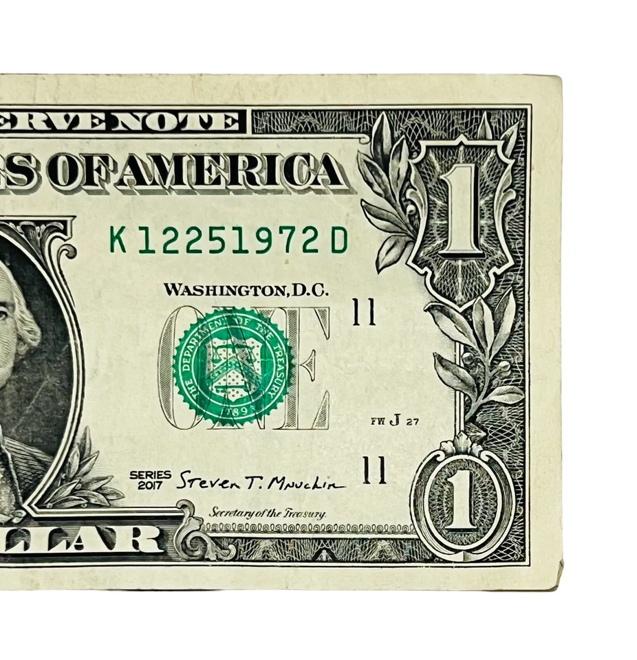 US One Dollar Bill - December 25, 1972 Christmas Date, Anniversary, Birthday - Image 2 of 4