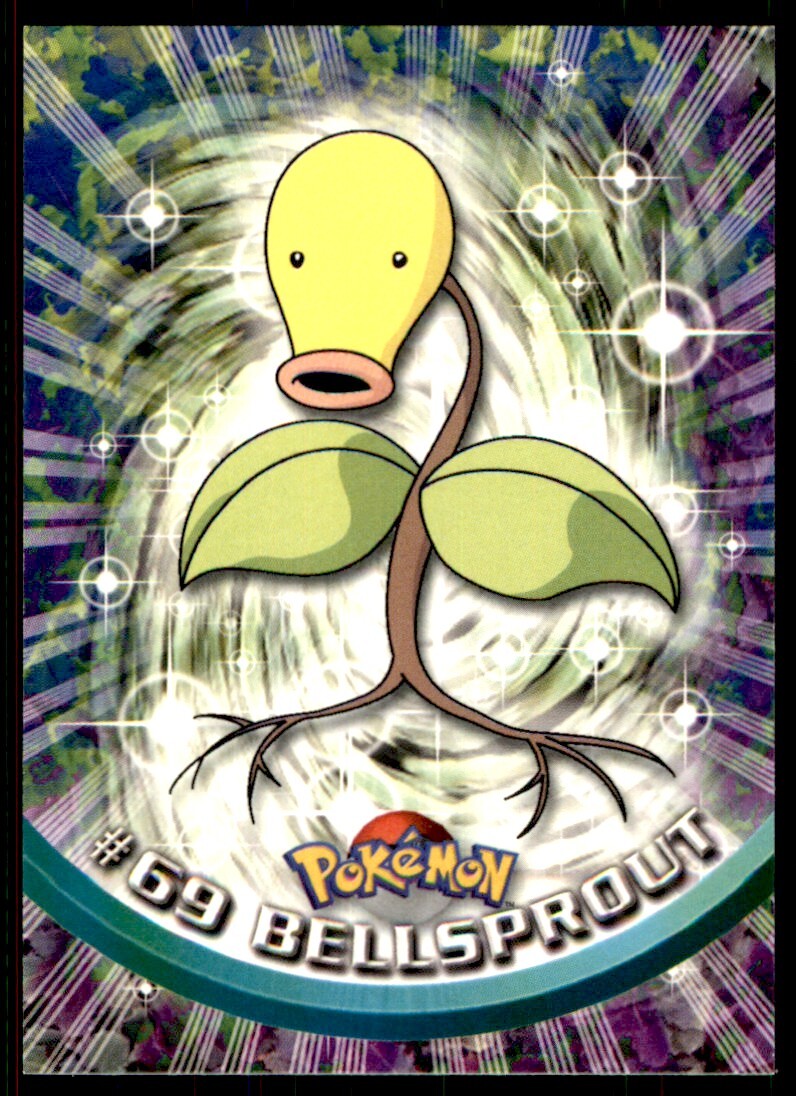 Pokemon Topps Bellsprout #69 Light Play