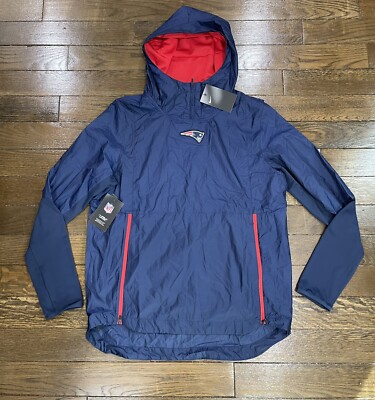 Nike NFL Alpha Fly Rush Windbreaker New England Patriots Mens Size Small NWT