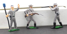 Marx 60mm Warriors of the World Confederate Lot 3 Different Soft Plastic