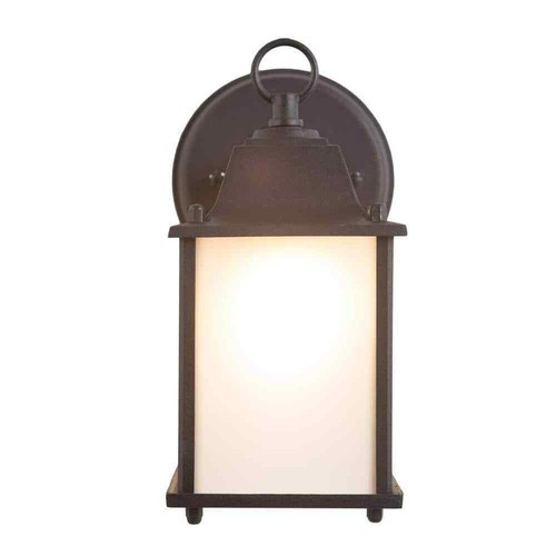 Yosemite Home Decor Tara Collection 1-Light Black Outdoor Wall Lantern Sconce - Picture 3 of 3