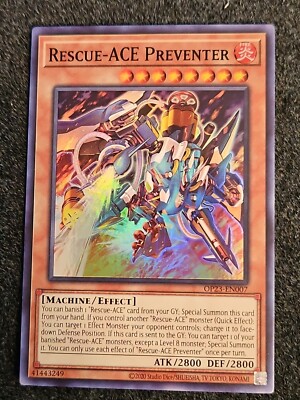 Rescue-ACE Preventer - OP23-EN007 - Super Rare - Unlimited Edition x1 - Near Min