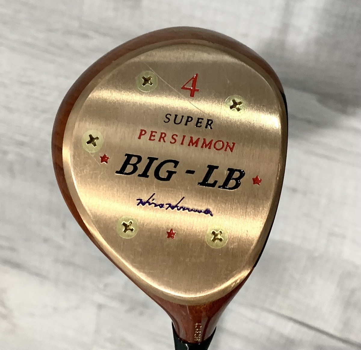 Hiro Honma BIG-LB パーシモンドライバー ◇希少4スター◇本間ゴルフ