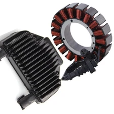 Stator Coil + Voltage Regulator Rectifier For Harley Dyna 2008-2014 2015 2016