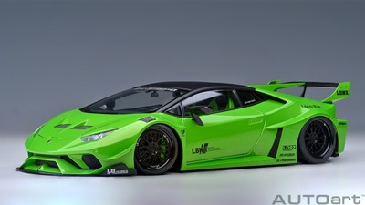 Liberty Walk LB-Works Silhouette Lamborghini Huracan GT 2019 grün 1:18 Autoart 